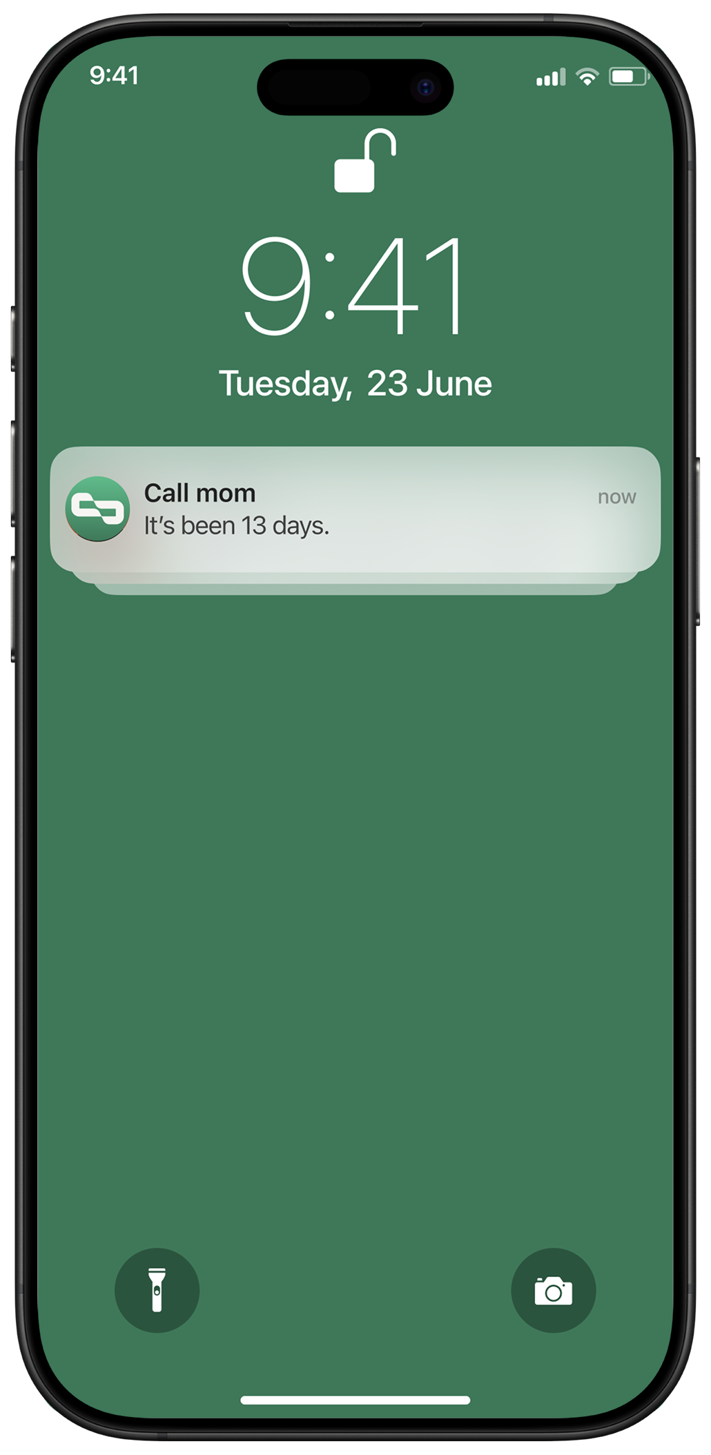 Ago notification settings showing per-item deadline reminders